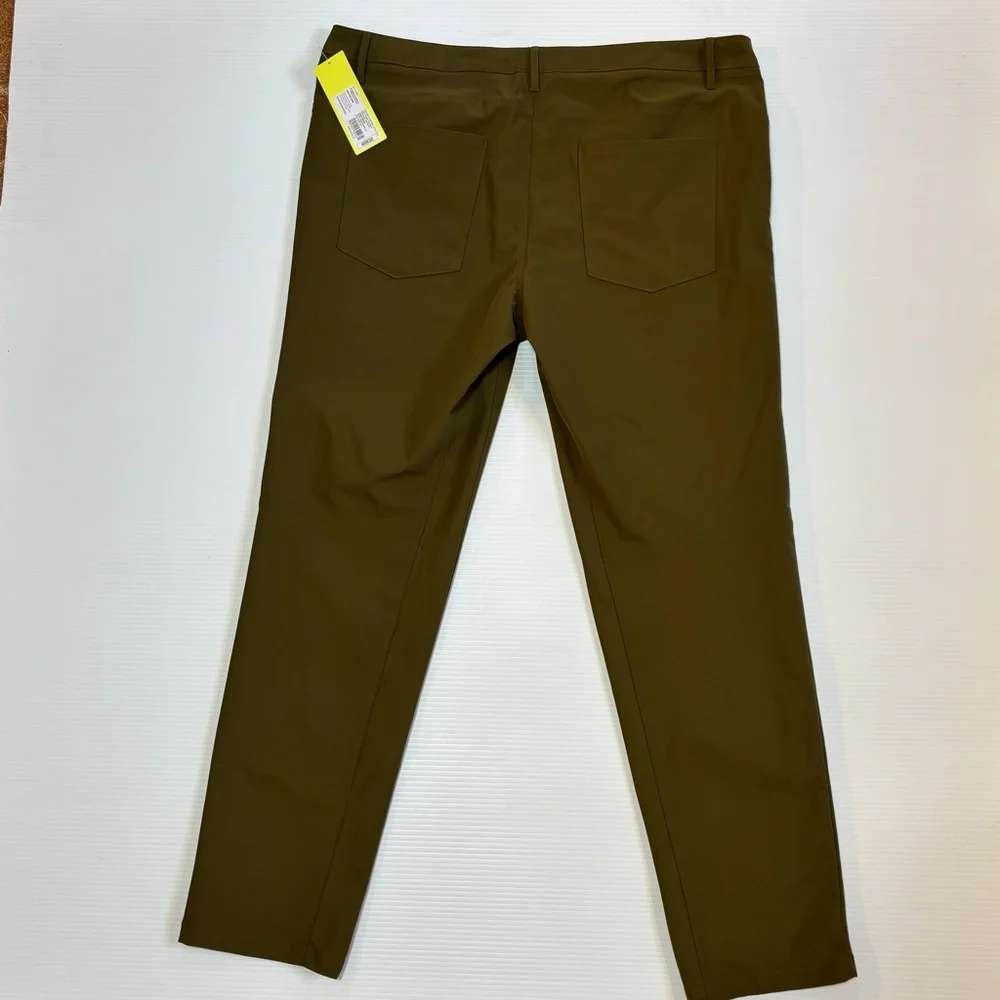 NWT Golf Pant Slim Olive Green 40 x 32 All In Motion - Picture 4 of 12